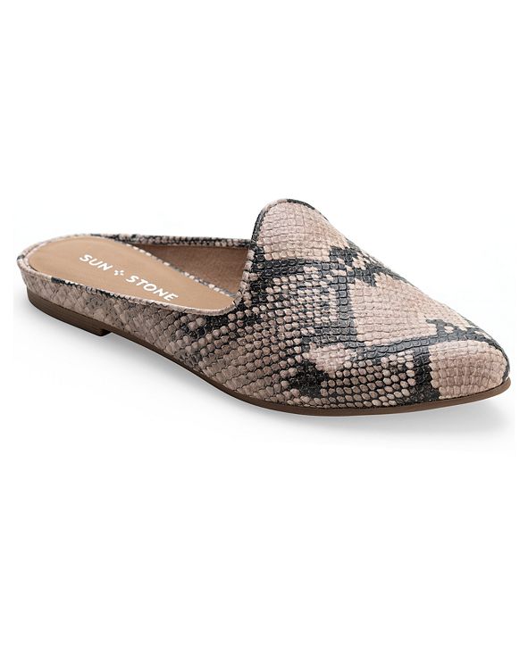 Sun + Stone Ninna Mules, Created for Macy's & Reviews Mules & Slides