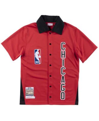 chicago bulls shooting shirt mitchell and ness