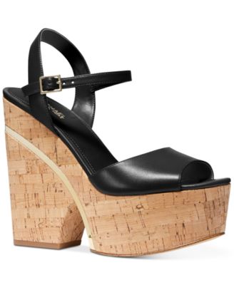 macys michael kors wedge sandal