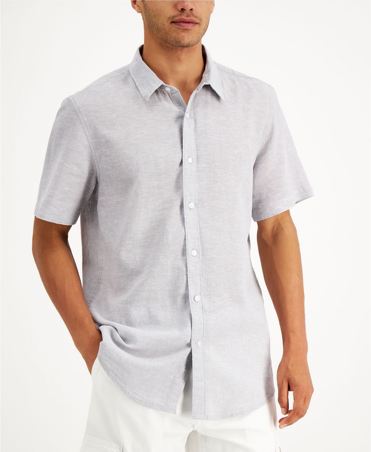 Sun + Stone Men's Linen Shirt
