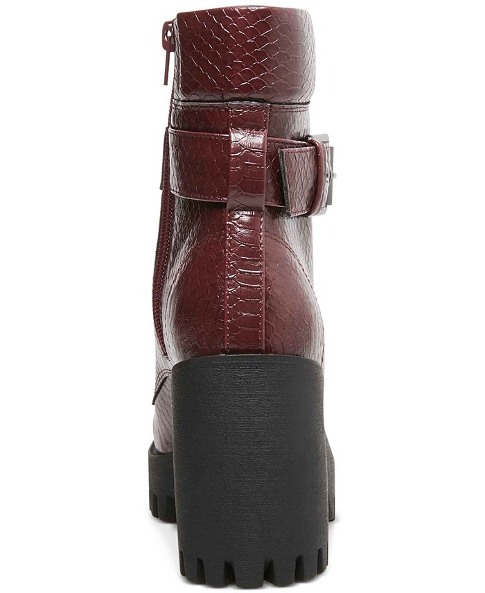 madden girl lace up lug boot