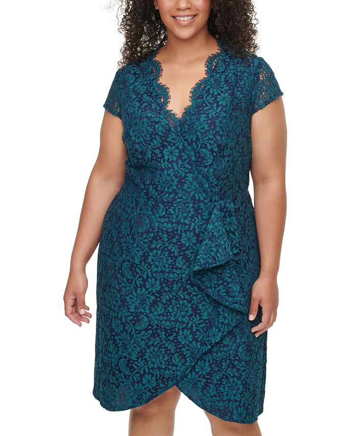 vince camuto plus size gowns