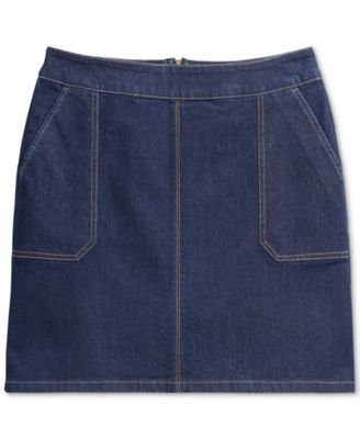 macy's jean skirt