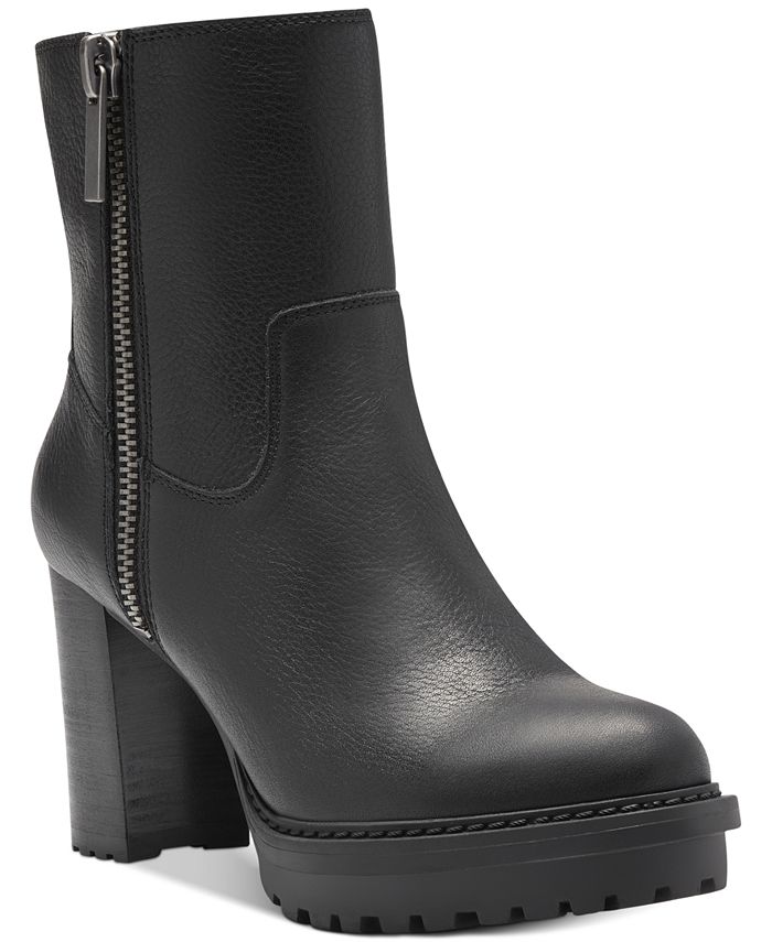 Lucky Brand Women's Bajax Lug Sole Booties & Reviews - Boots - Shoes ...