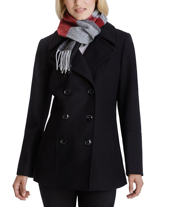 macys petite peacoat