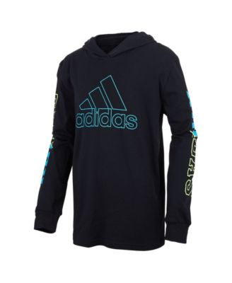 adidas hooded tee