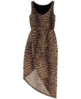 macy's leopard print dress