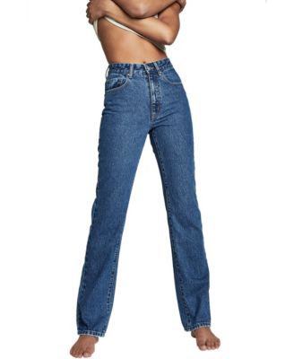 women's long straight leg jeans