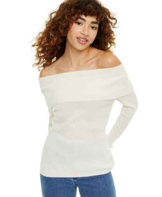 macy's off the shoulder sweater