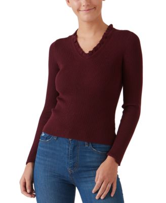 juniors v neck sweater