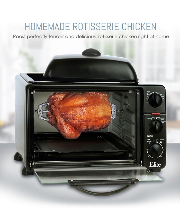 Elite Gourmet Elite Platinum 0.8' Multi function Toaster Oven with