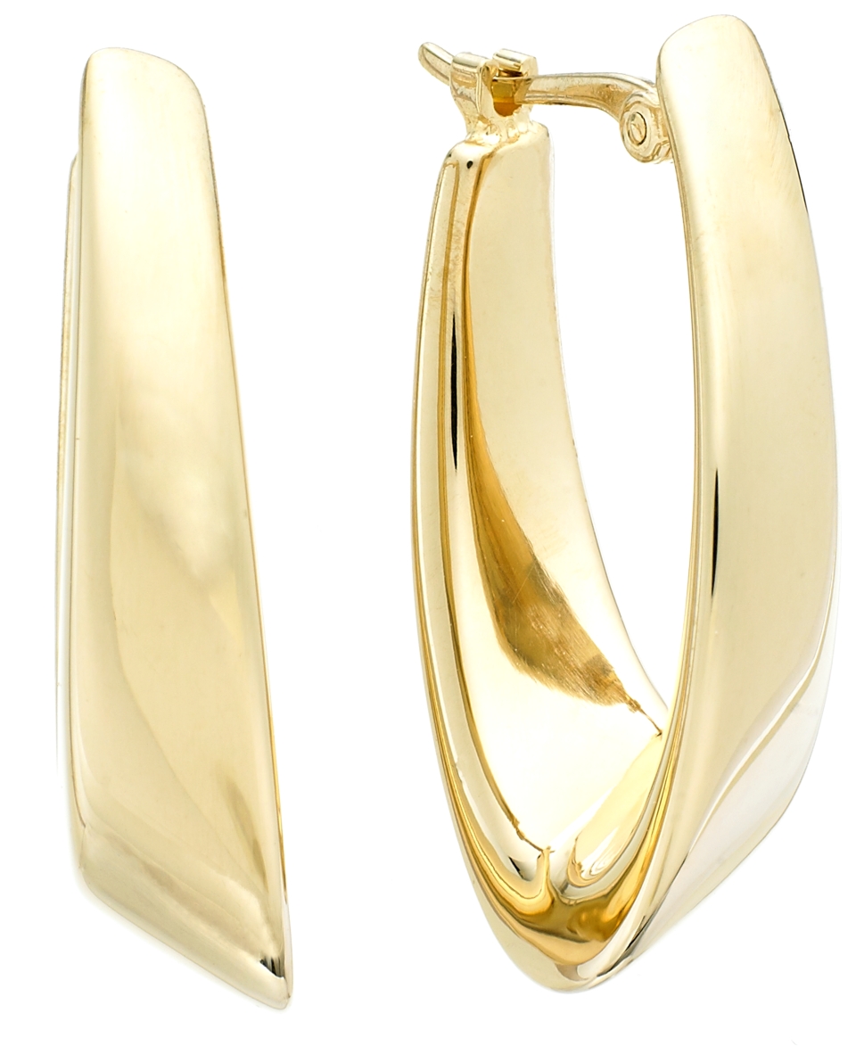 14k Gold Earrings, Visor Earrings   Earrings   Jewelry & Watches
