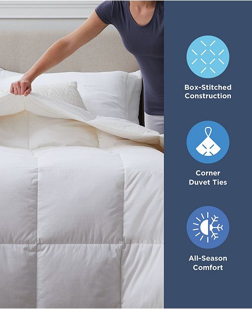 Dr Oz Good Life Stay In Bed All Season Engineereddown Comforter Full Queen Reviews Comforters Fashion Bed Bath Macy S