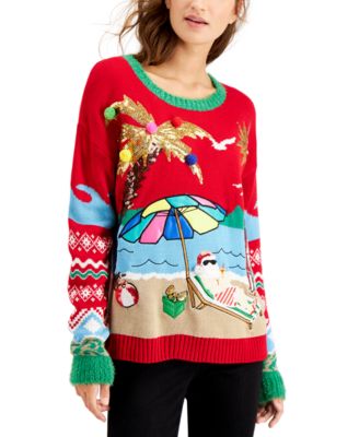 macys christmas sweaters juniors