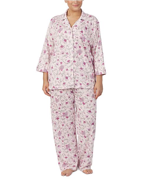 Lauren Ralph Lauren Plus Size Floral Print Pajama Set Reviews Bras Panties Lingerie Women Macy S Check out our selection of robes, night gowns, sleepwear and more. macy s
