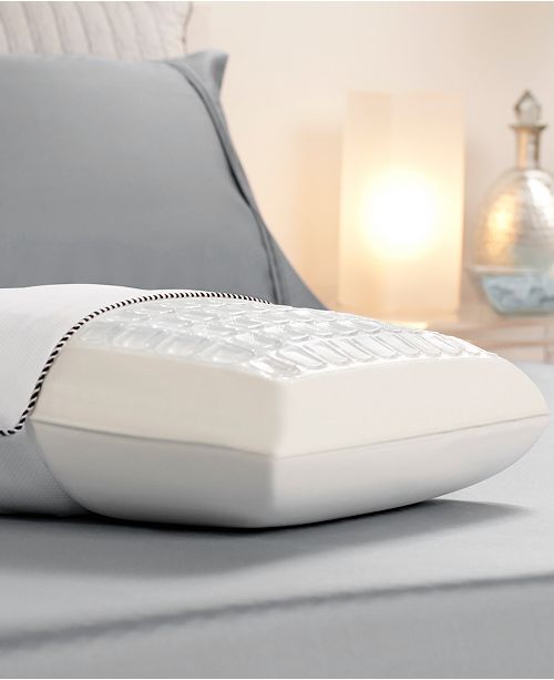 Comfort Revolution Closeout Cooling Cubes Hydraluxe Gel Memory Foam Pillow Reviews Pillows Bed Bath Macy S