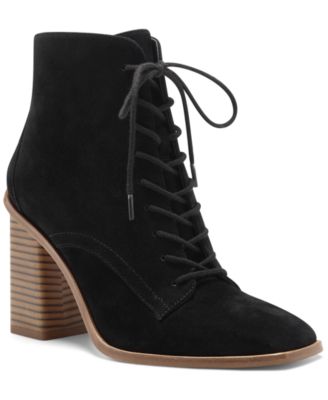 vince camuto lace up boots