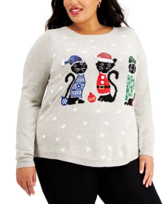 macys plus size holiday tops