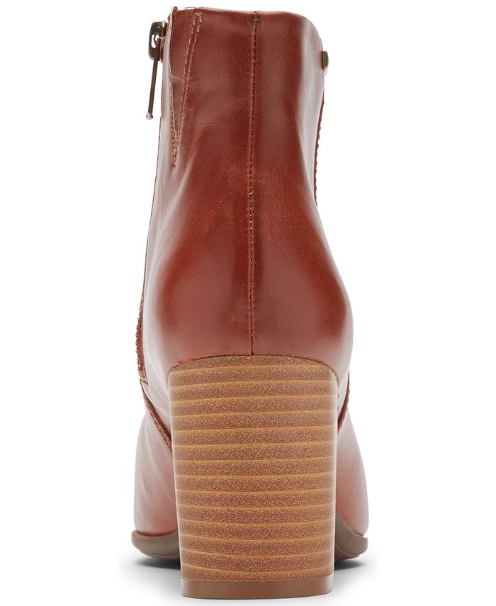 rockport leather booties