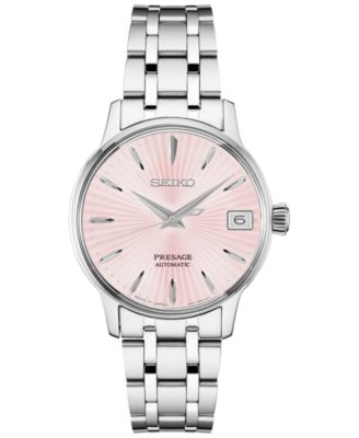 Женские часы-браслет Seiko с автоматическим управлением Presage из нержавеющей стали, 33,8 ММ