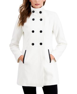 macy's double breasted coat