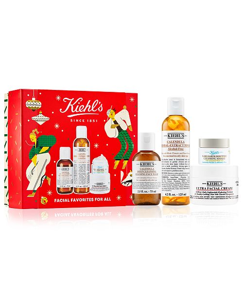 Kiehl S Since 1851 4 Pc Facial Favorites For All Set Reviews Skin Care Beauty Macy S