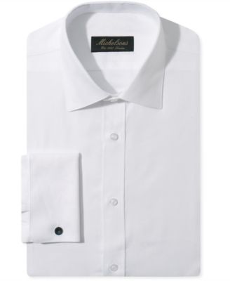 french cuff tuxedo shirt slim fit