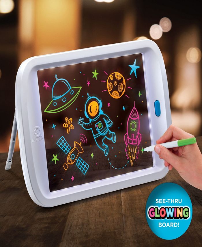 Discovery Kids Discovery Toy Drawing Light Board Neon Glow & Reviews