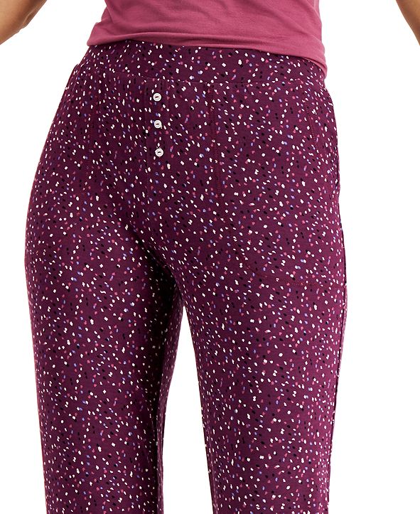 jogger style pajama bottoms