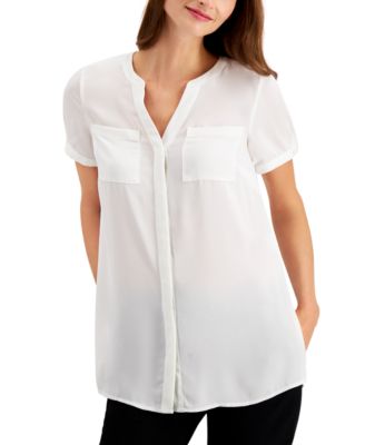 macy's alfani petite tops