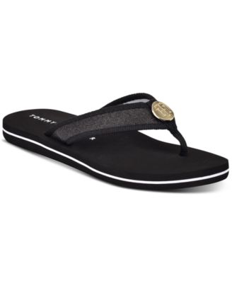 macy's tommy hilfiger flip flops