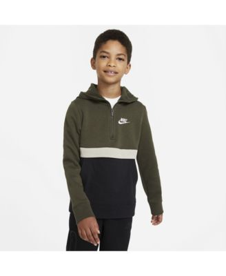 nike zip club hoodie