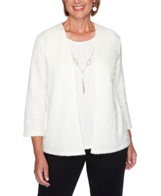 alfred dunner cardigan sweaters