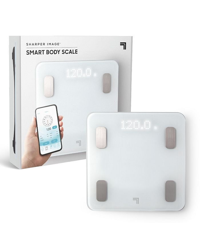 Sharper Image Led Bluetooth Digital Body Scale Reviews Bathroom Accessories Bed Bath Macy S