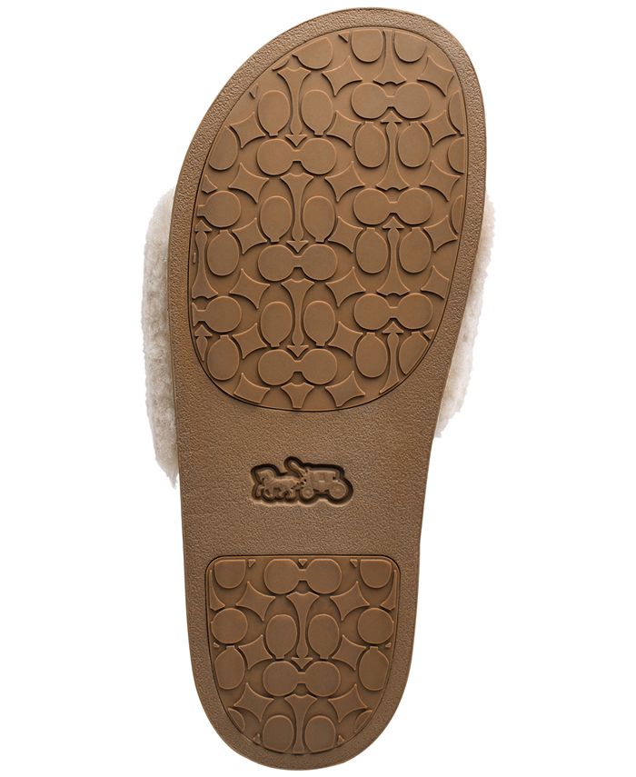 coach ladies slippers