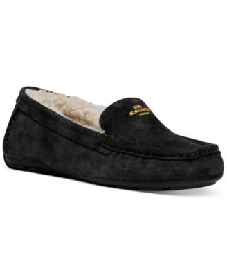 coach moccasin slippers
