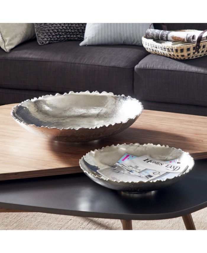 Venus Williams Large Decorative Metal Dishes with Jagged Silhouettes, Set of 2 & Reviews - Macy's