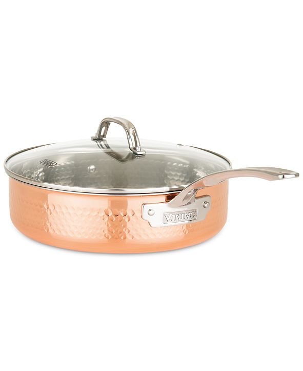 Viking 3Ply Hammered Copper Clad 10Pc. Cookware Set & Reviews