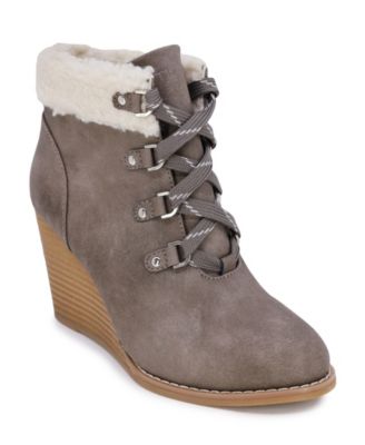 nautica wedge booties