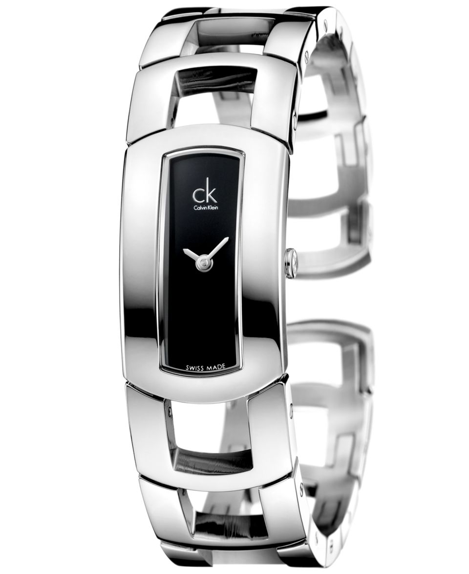 Calvin Klein Watch, Womens Swiss Dress Stainless Steel Bracelet 37x20mm K3Y2M11F   Watches   Jewelry & Watches