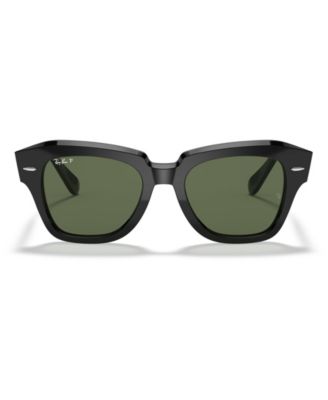 Поляризованные солнцезащитные очки Ray-Ban State Street, RB2186, черный