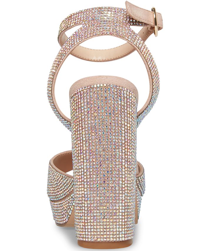 summit rhinestone platform sandals