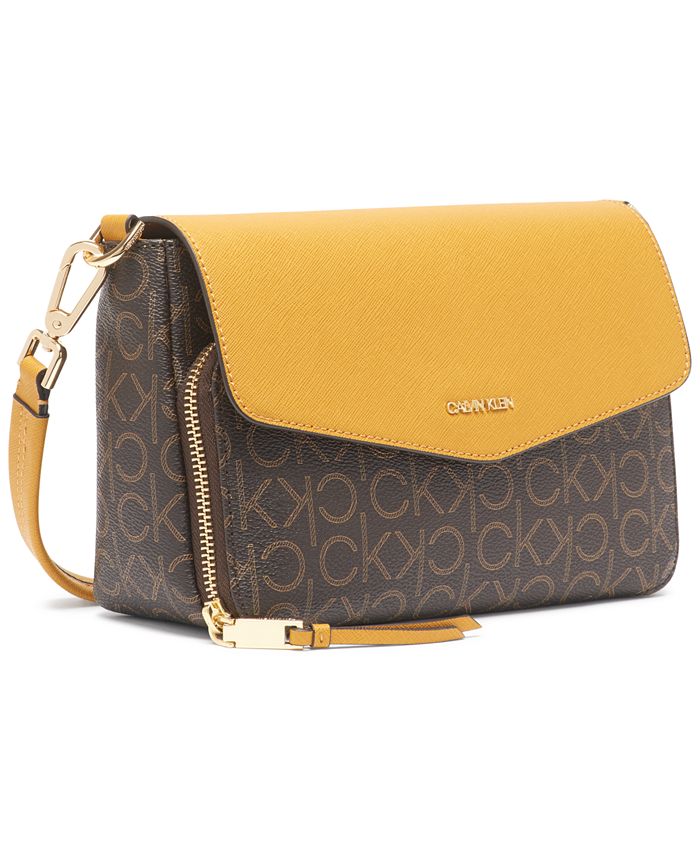 Calvin Klein Ava Demi Signature Shoulder Bag & Reviews Handbags