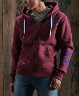 track and field superdry hoodie