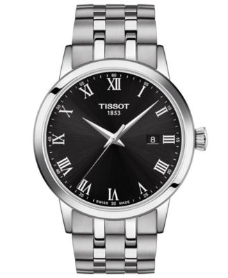 Мужские швейцарские часы Tissot Classic Dream с браслетом из нержавеющей стали 42 мм