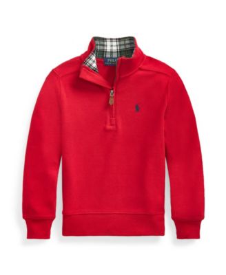 ralph lauren cotton half zip pullover