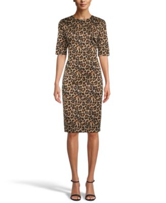 macys cheetah dress