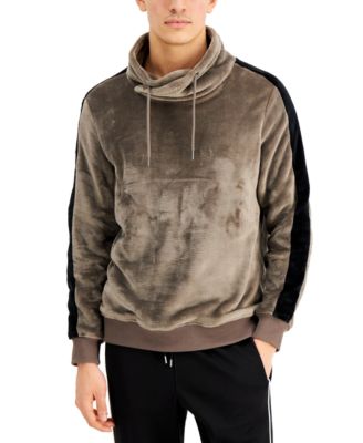 funnel neck mens hoodie