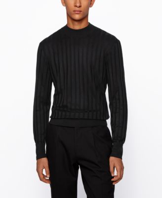 hugo boss mock neck sweater