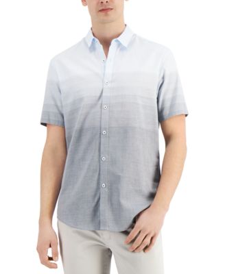 macys mens button down short sleeve shirts